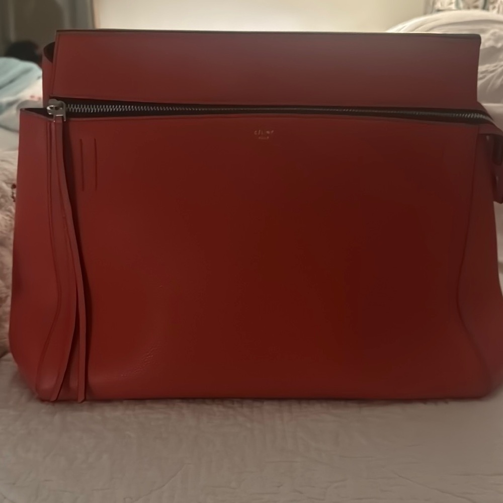 Red Leather Handbag